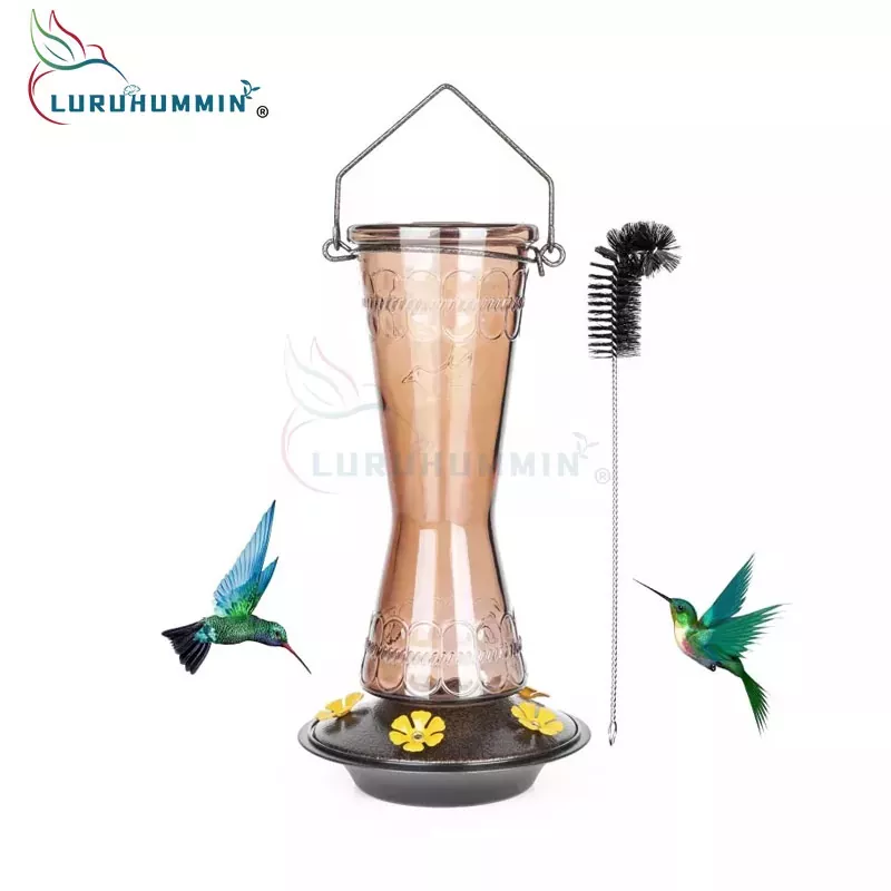 Lasimaalattu Hummingbird Feeder